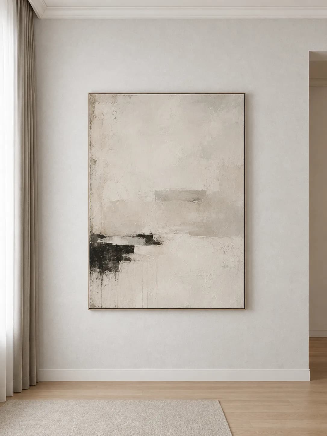 کاغذ دیواری برجسته White Wall کد 11009 - تصویر 3