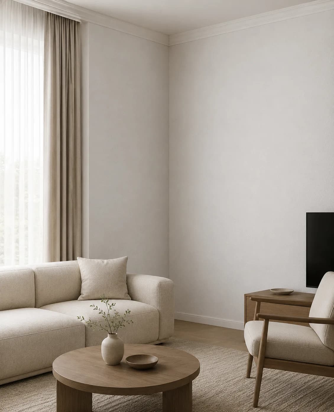 کاغذ دیواری برجسته اکلیلی White Wall کد 11010 - تصویر 5