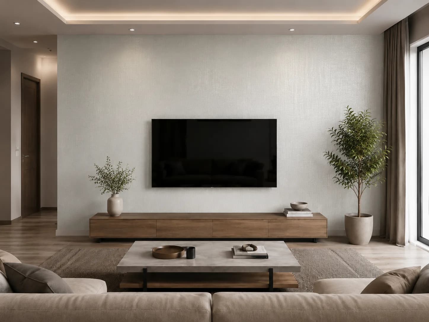 کاغذ دیواری برجسته White Wall کد 11001 - تصویر 3