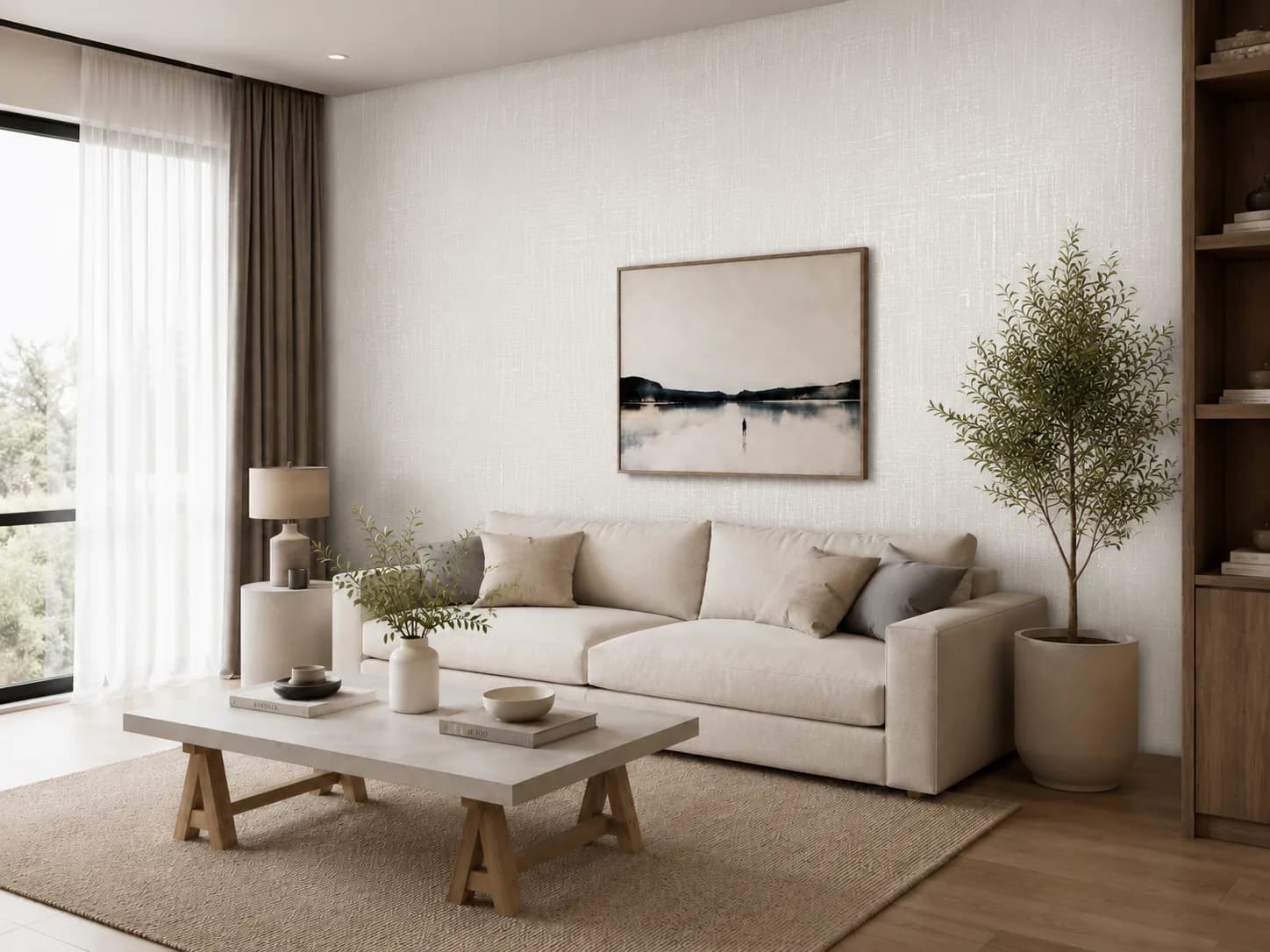 کاغذ دیواری برجسته White Wall کد 11001 - تصویر 6