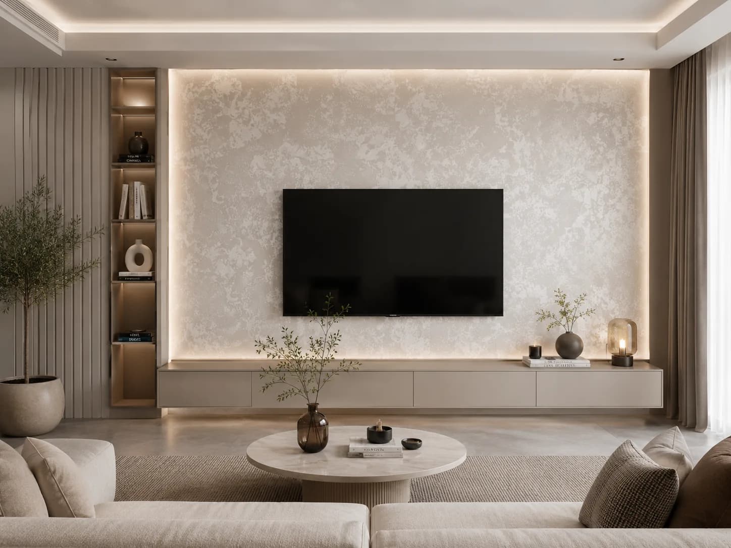 کاغذ دیواری برجسته White Wall کد 11005 - تصویر 3