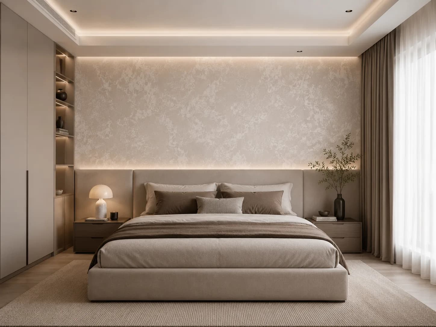 کاغذ دیواری برجسته White Wall کد 11005 - تصویر 4