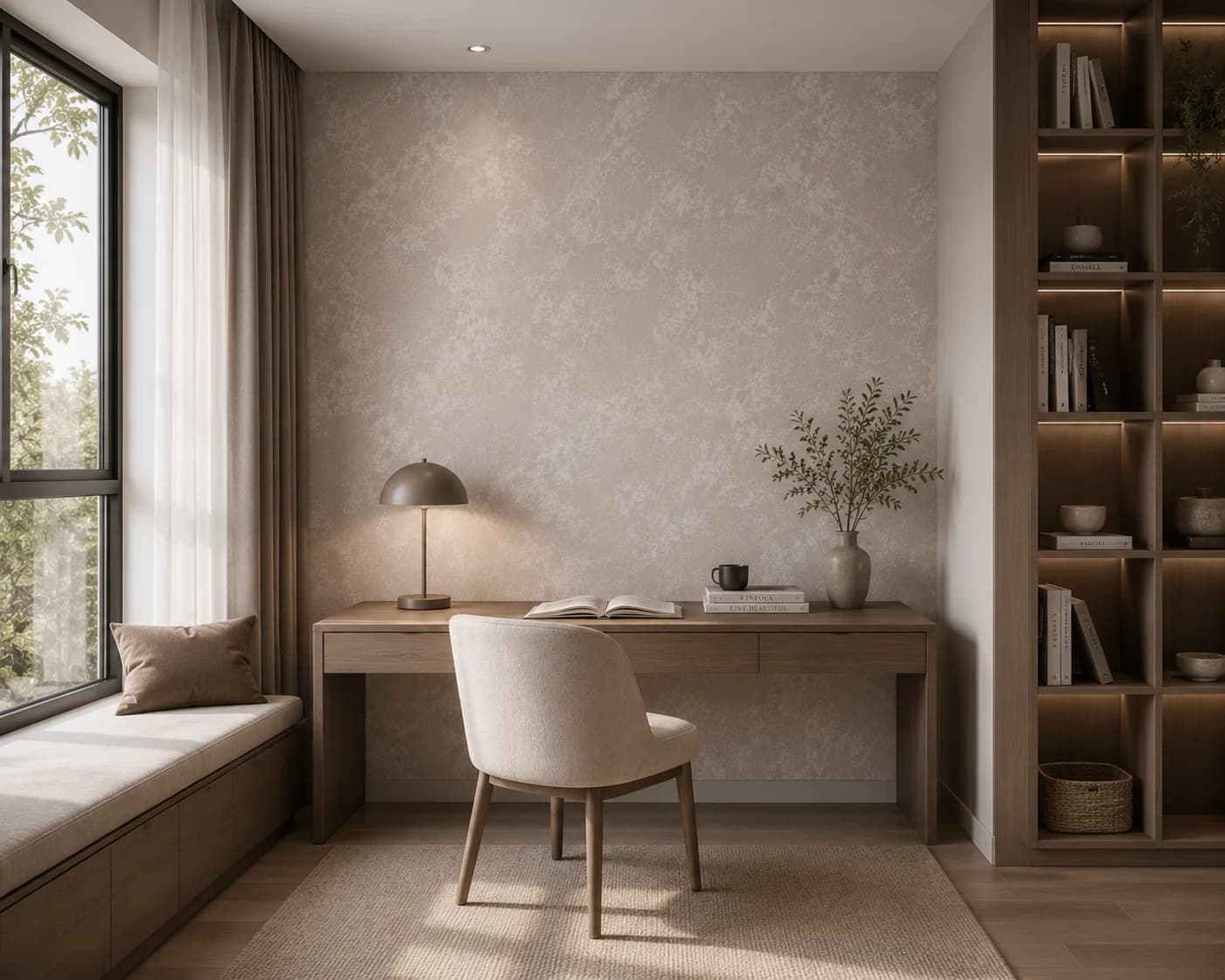کاغذ دیواری برجسته White Wall کد 11005 - تصویر 7