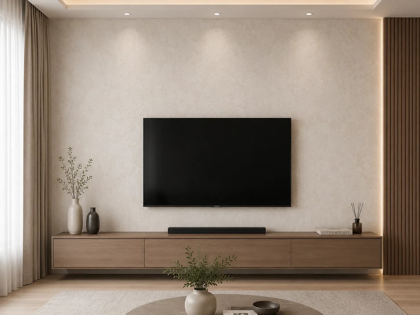 کاغذ دیواری سفید صاف White Wall کد 11007 - تصویر 4