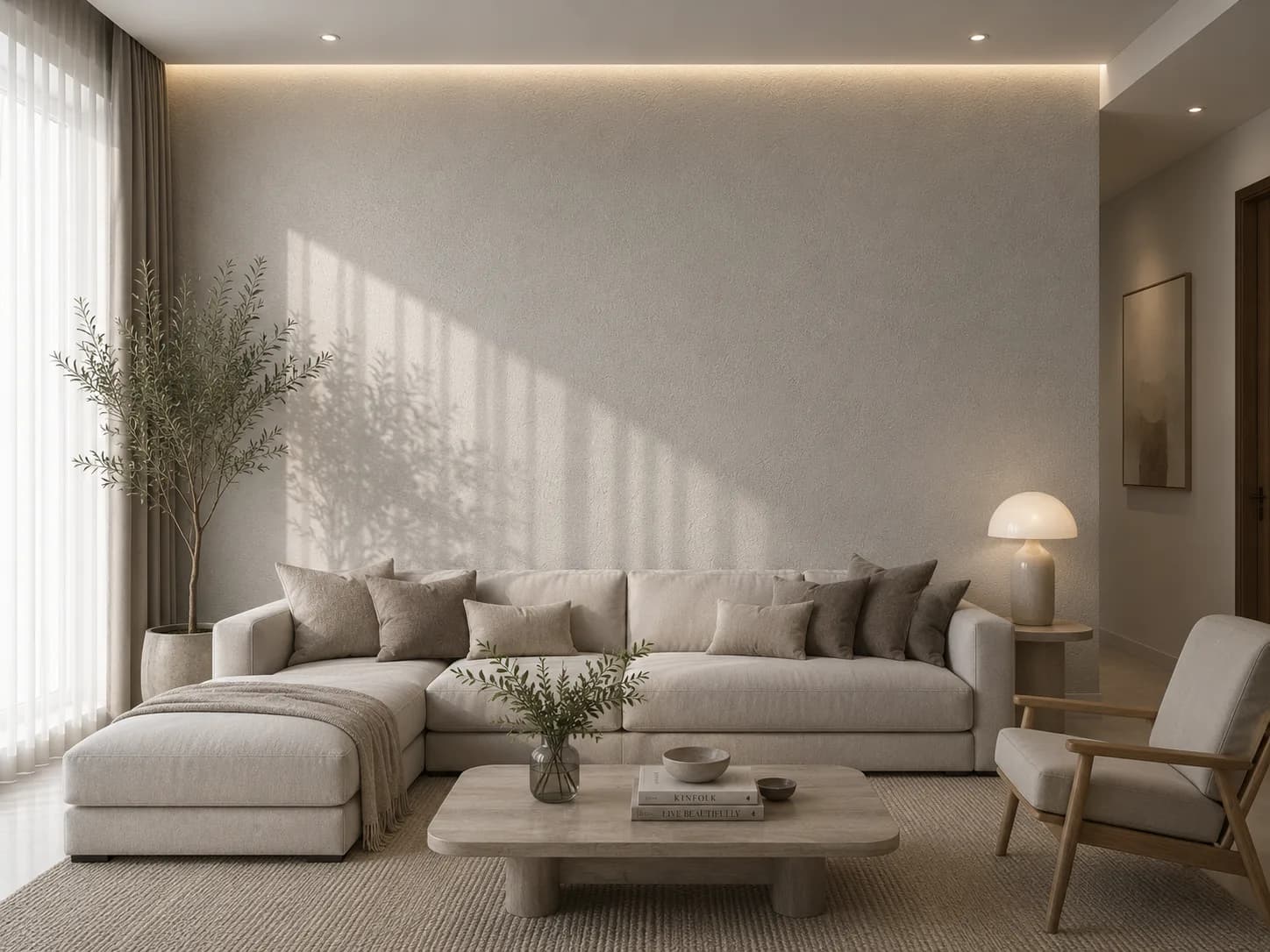 کاغذ دیواری برجسته White Wall کد 11009 - تصویر 4